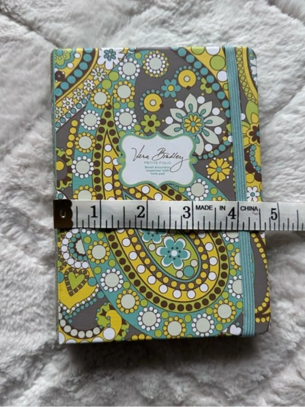 Vera Bradley | Petite Folio | Lemon Parfait